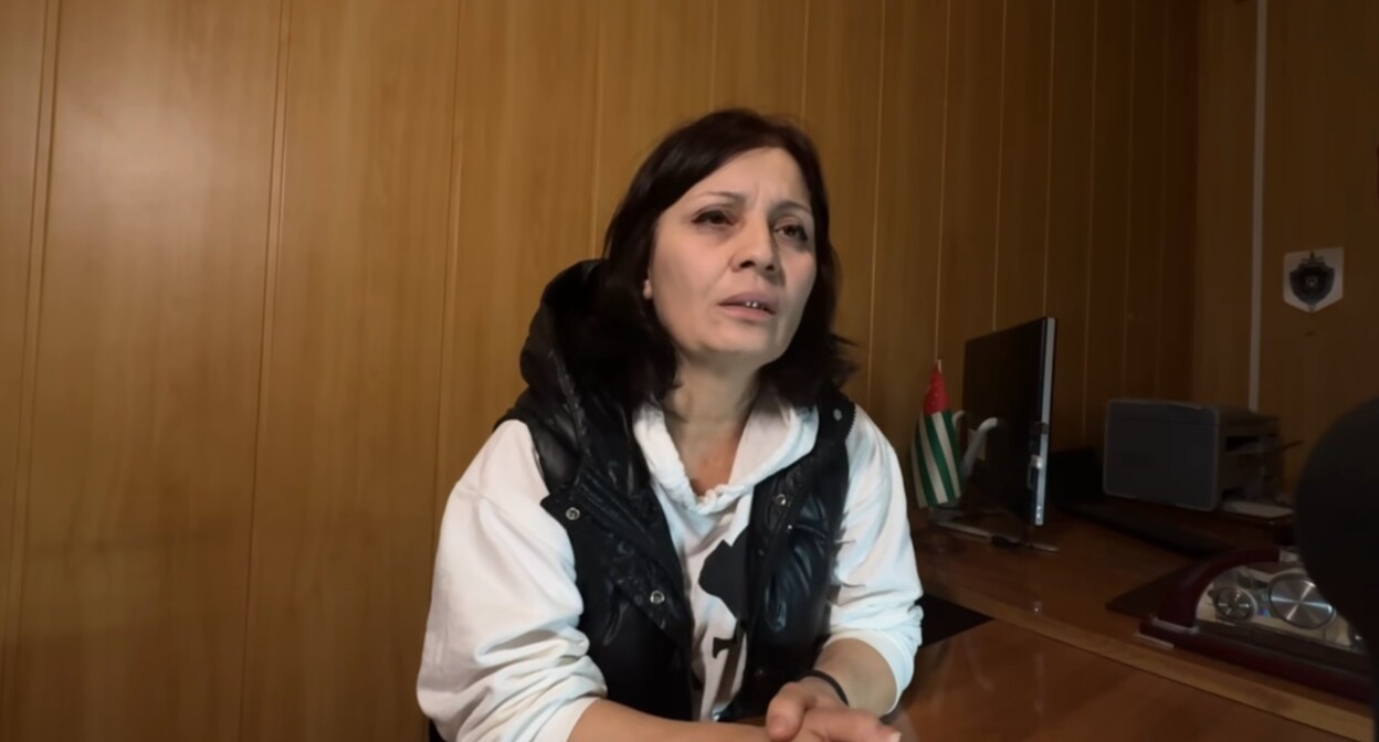 Маквала Бжалава, скриншот со страницы «Медиа-клуб «Апсны-иахьа» https://www.facebook.com/watch/?v=835119405548642