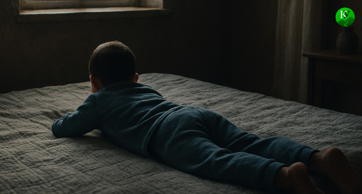 Ребенок в доме. Иллюстрация создана «Кавказским узлом» с помощью ИИ в программе Copilot