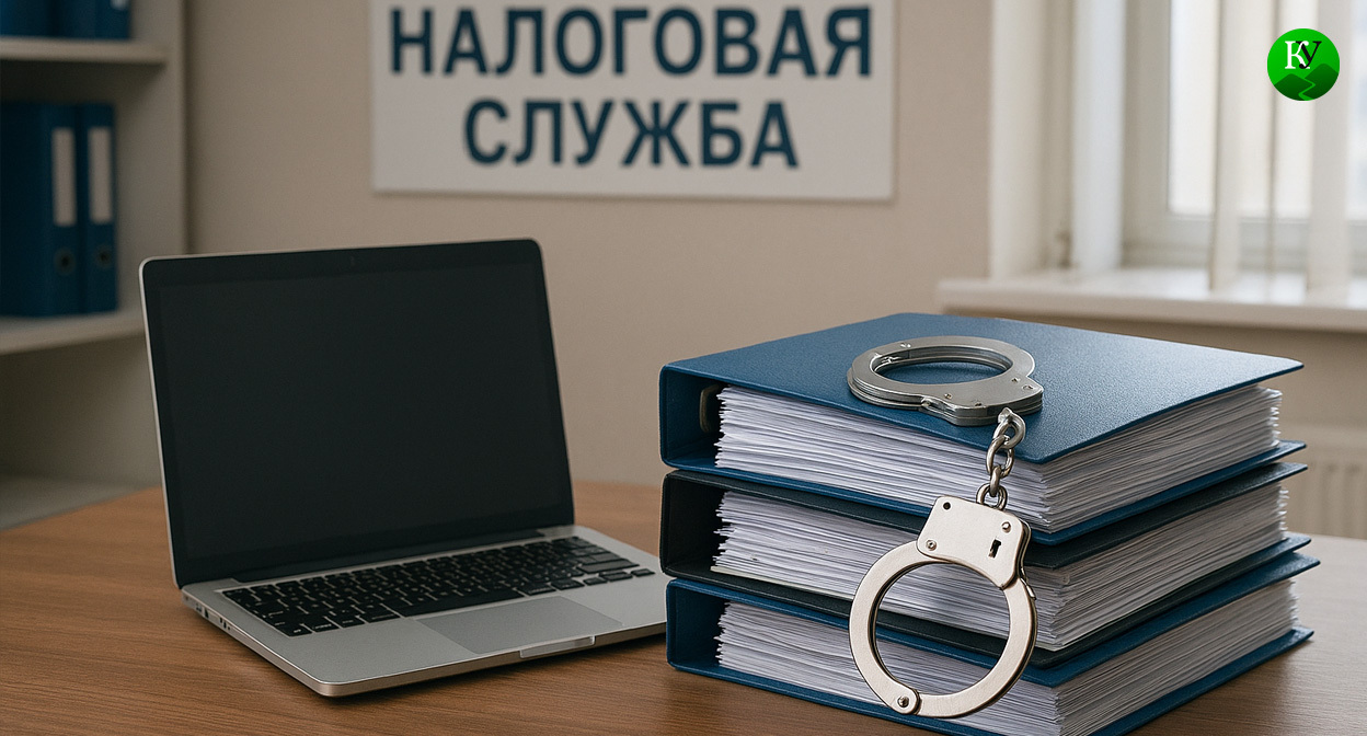 Кабинет в налоговой службе. Иллюстрация создана «Кавказским узлом» с помощью ИИ в программе Copilot