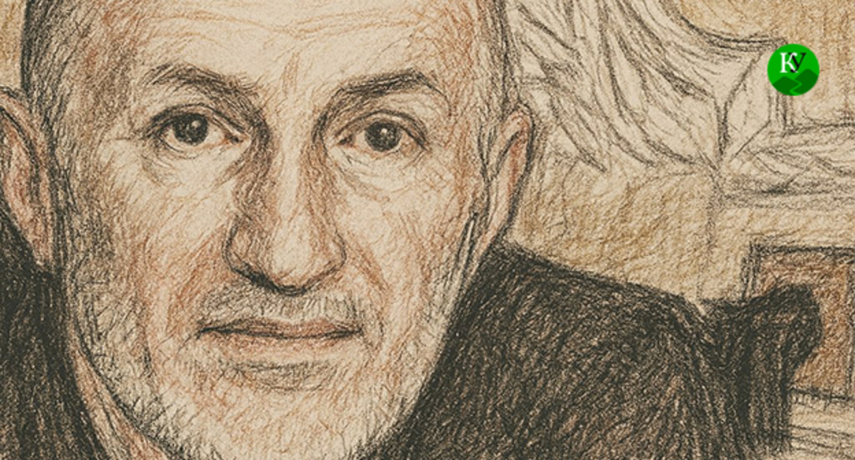 Ахмеднаби Ахмеднабиев. Иллюстрация "Кавказского узла" созданная ИИ при помощи программы Copilot