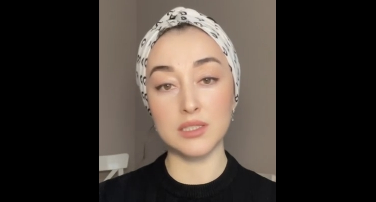 Залина Евкурова, кадр видеообращения к Бастрыкину. Кровавая барыня / Telegram