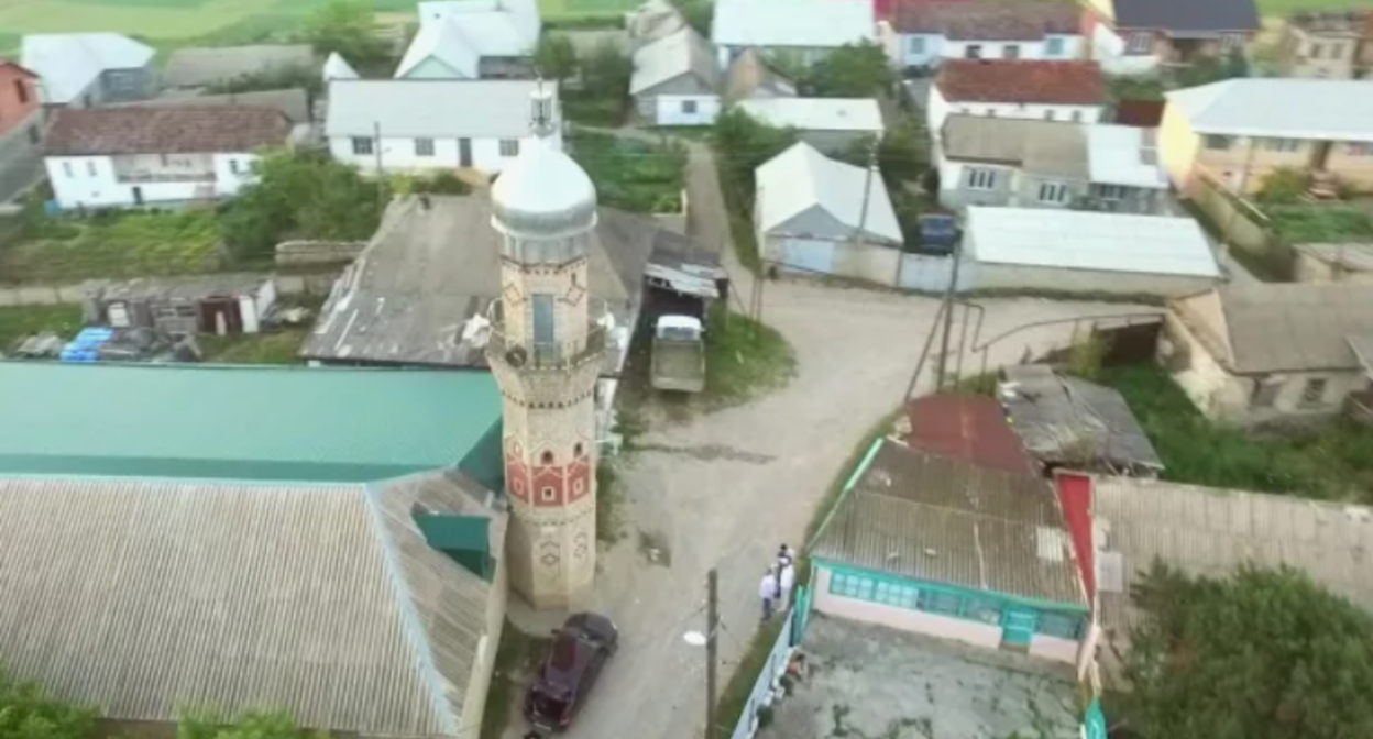 Село Хубар. Скриншот фото "Голос Степи" https://golosstepi.ru/lenta-novostej/126987/