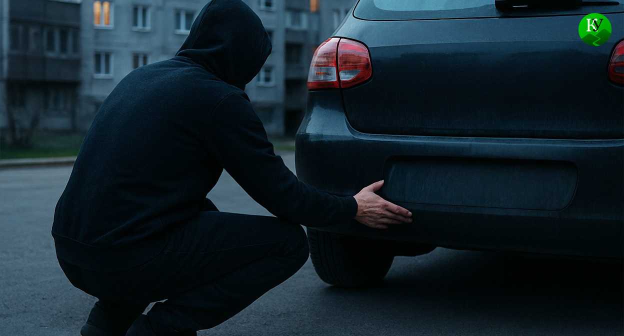 Мужчина у машины. Сгенерируй пожалуйста горизонтальную картинку: