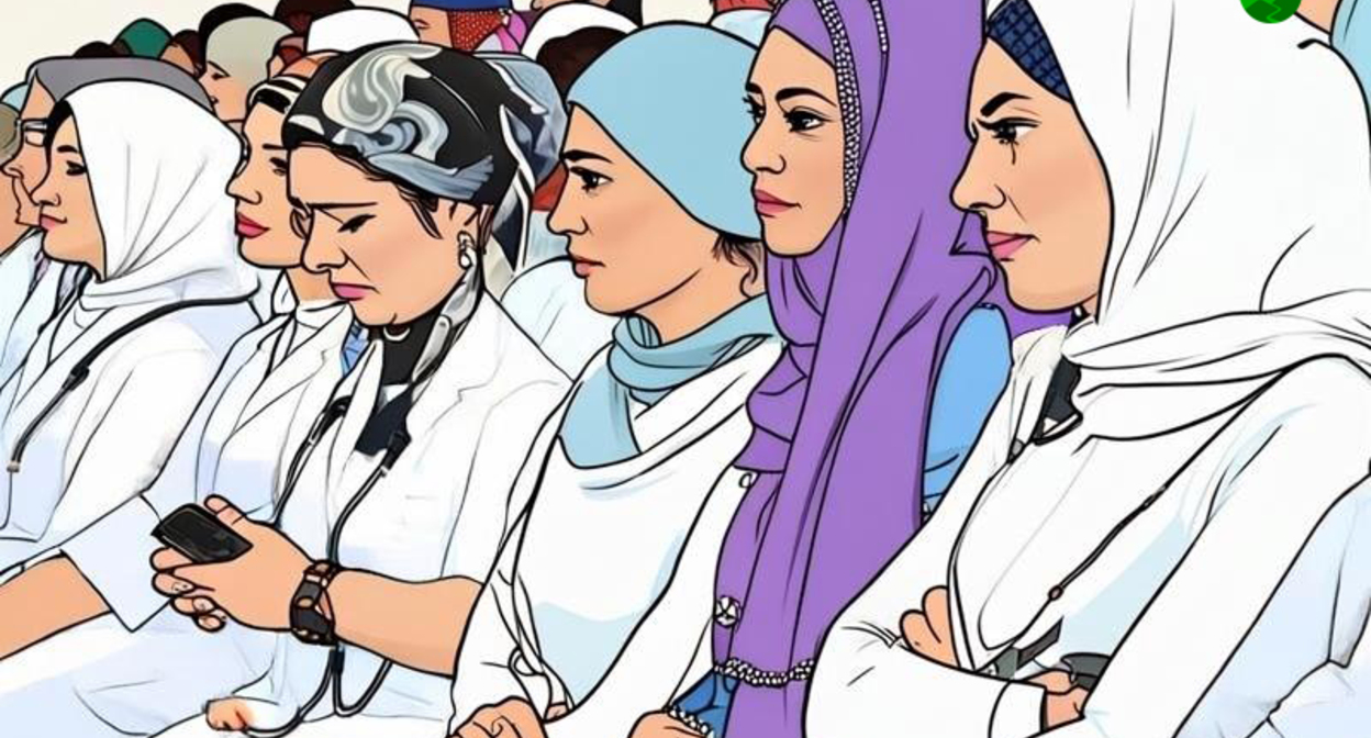 Медицинские работники. Иллюстрация создана "Кавказским узлом" при помощи ИИ в программе Copilot