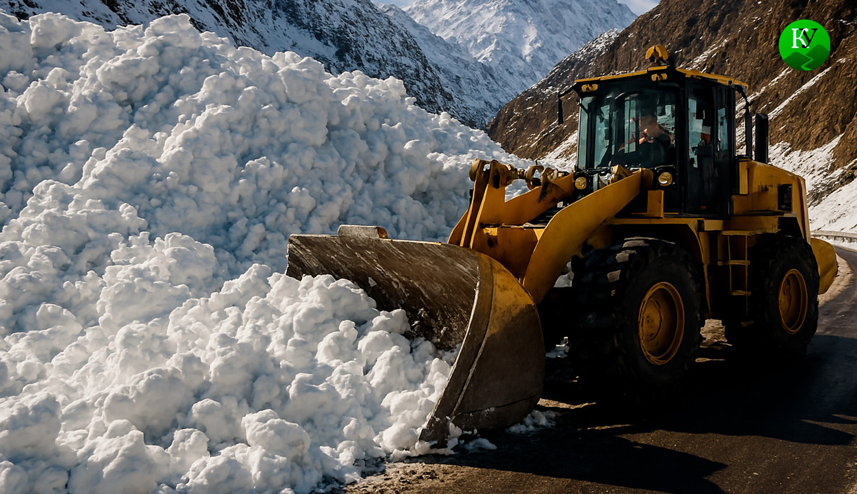 Расчистка завала. Иллюстрация создана «Кавказским узлом» с помощью ИИ в программе Copilot