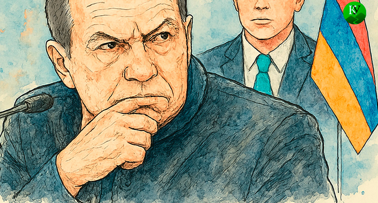 Соловьев. Иллюстрация создана «Кавказским узлом» с помощью ИИ в программе Copilot