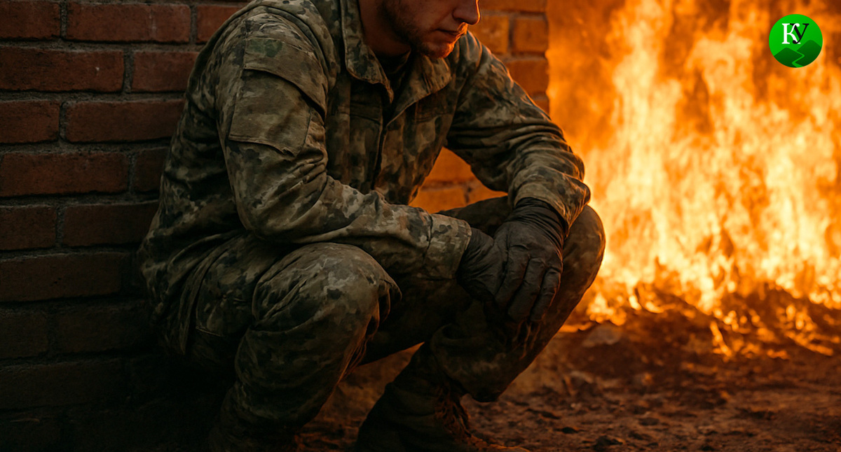 Военный на СВО. Иллюстрация создана «Кавказским узлом» с помощью ИИ в программе Copilot