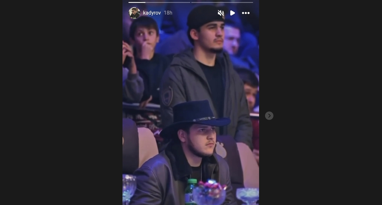 Скриншот одной из сторис Адама Кадырова 22 января. kadyrov / Instagram