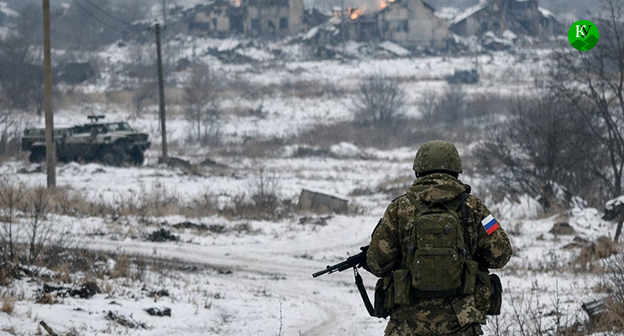 Военнослужащий. Иллюстрация создана "Кавказским узлом" при помощи ИИ в программе Copilot