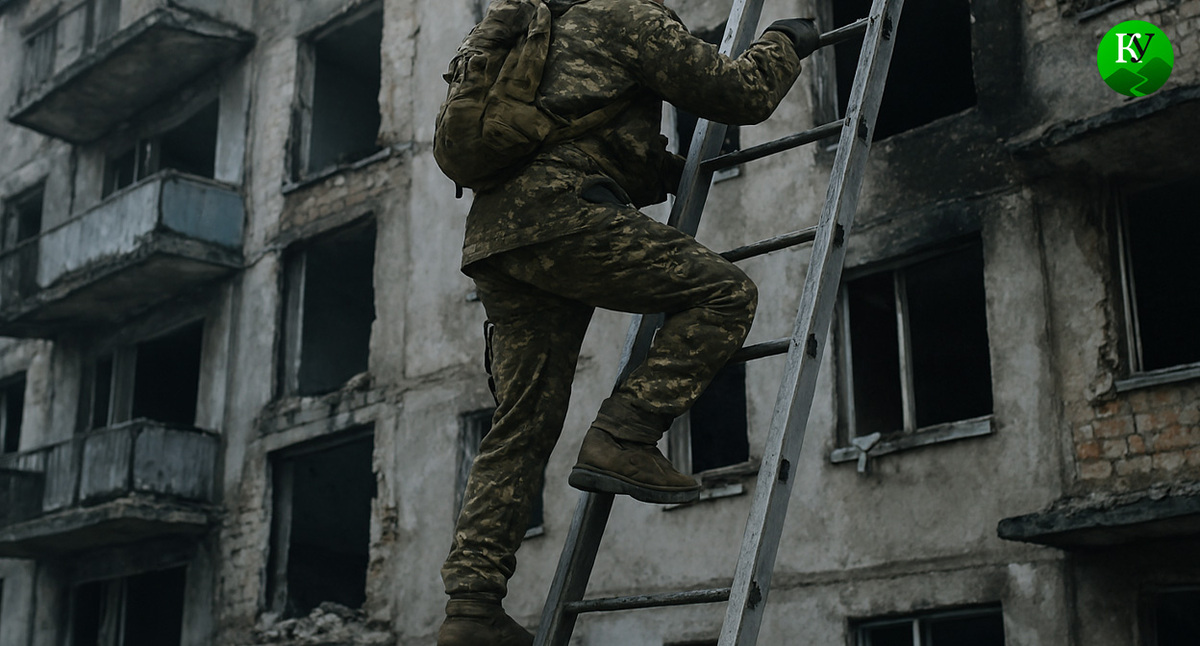 Военный на СВО. Иллюстрация создана «Кавказским узлом» с помощью ИИ в программе Copilot