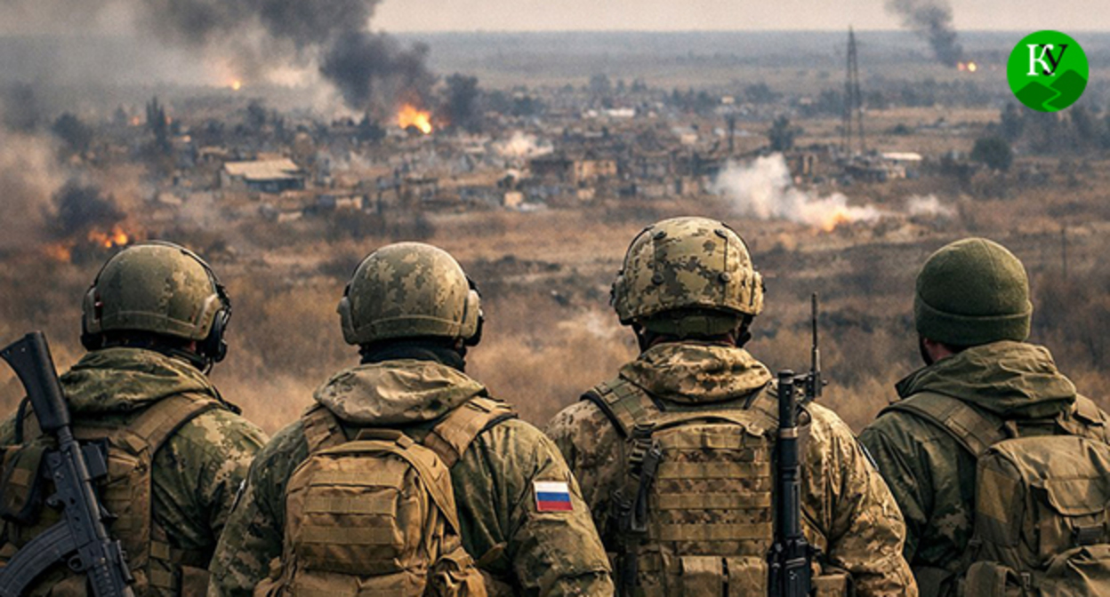 Военнослужащие. Иллюстрация создана "Кавказским узлом" при помощи ИИ в программе Copilot