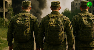 Военные на СВО. Иллюстрация создана «Кавказским узлом» с помощью ИИ в программе Copilot