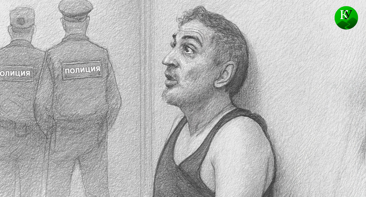 Заур Кайтуев. Иллюстрация создана «Кавказским узлом» с помощью ИИ в программе Copilot