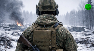 Военнослужащий. Иллюстрация создана ИИ при помощи программы Copilot