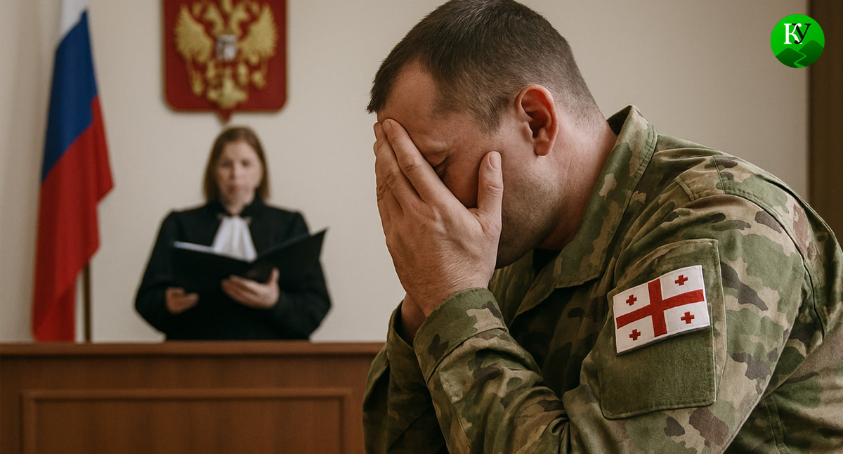 Военный из Грузии в суде. Иллюстрация создана «Кавказским узлом» с помощью ИИ в программе Copilot Военный из Грузии в суде. Иллюстрация создана «Кавказским узлом» с помощью ИИ в программе Copilot