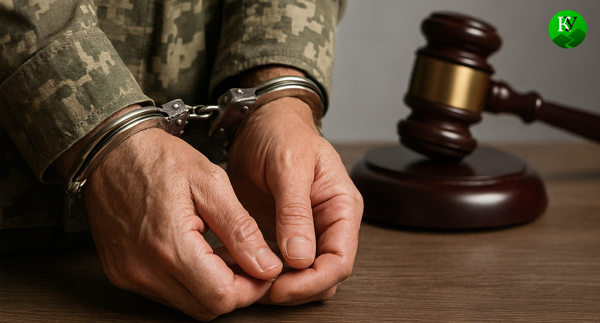 Военный в суде. Иллюстрация создана «Кавказским узлом» с помощью ИИ в программе Copilot Военный в суде. Иллюстрация создана «Кавказским узлом» с помощью ИИ в программе Copilot