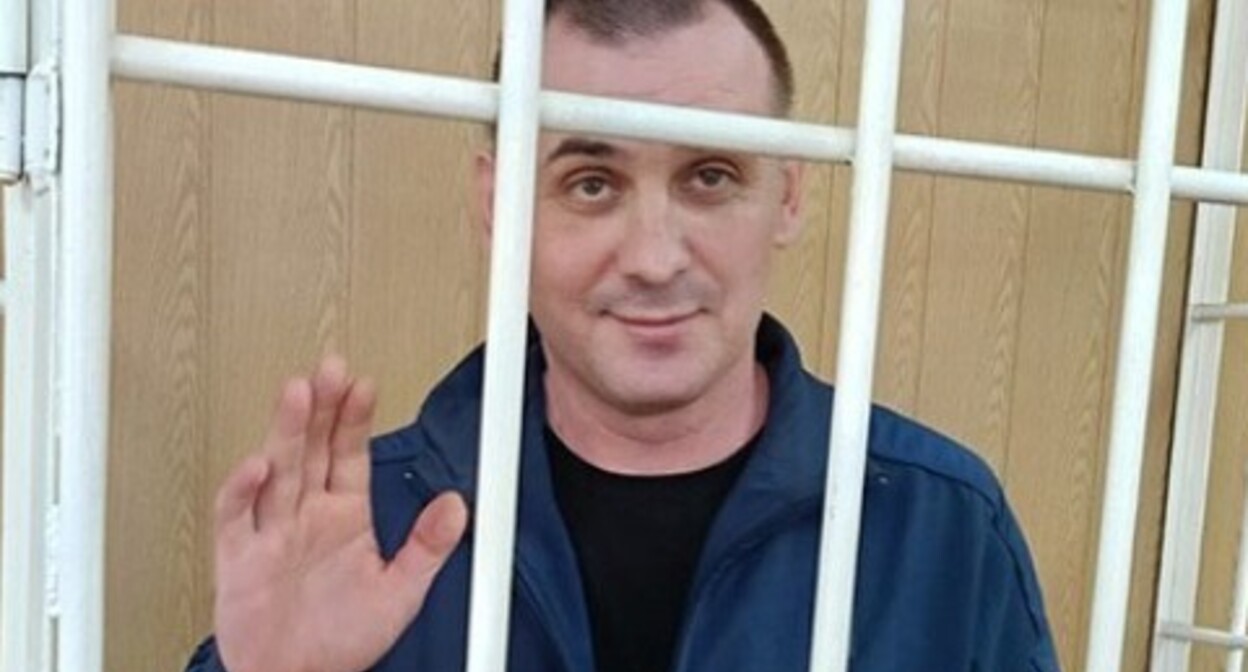 Игорь Нагавкин в зале суда. Фото предоставлено "Кавказскому узлу" Натальей Шишлиной. 