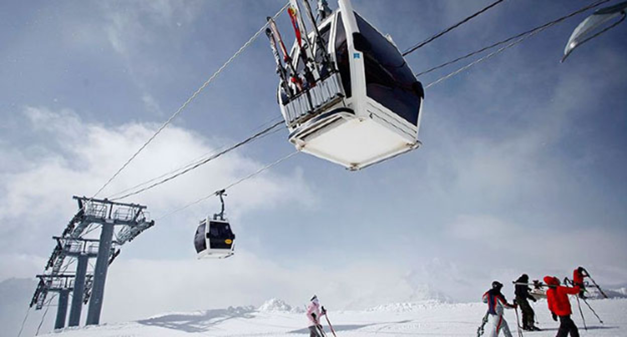 Канатная дорога на "Эльбрусе". Фото: Влад Александров. ЮГА.ру