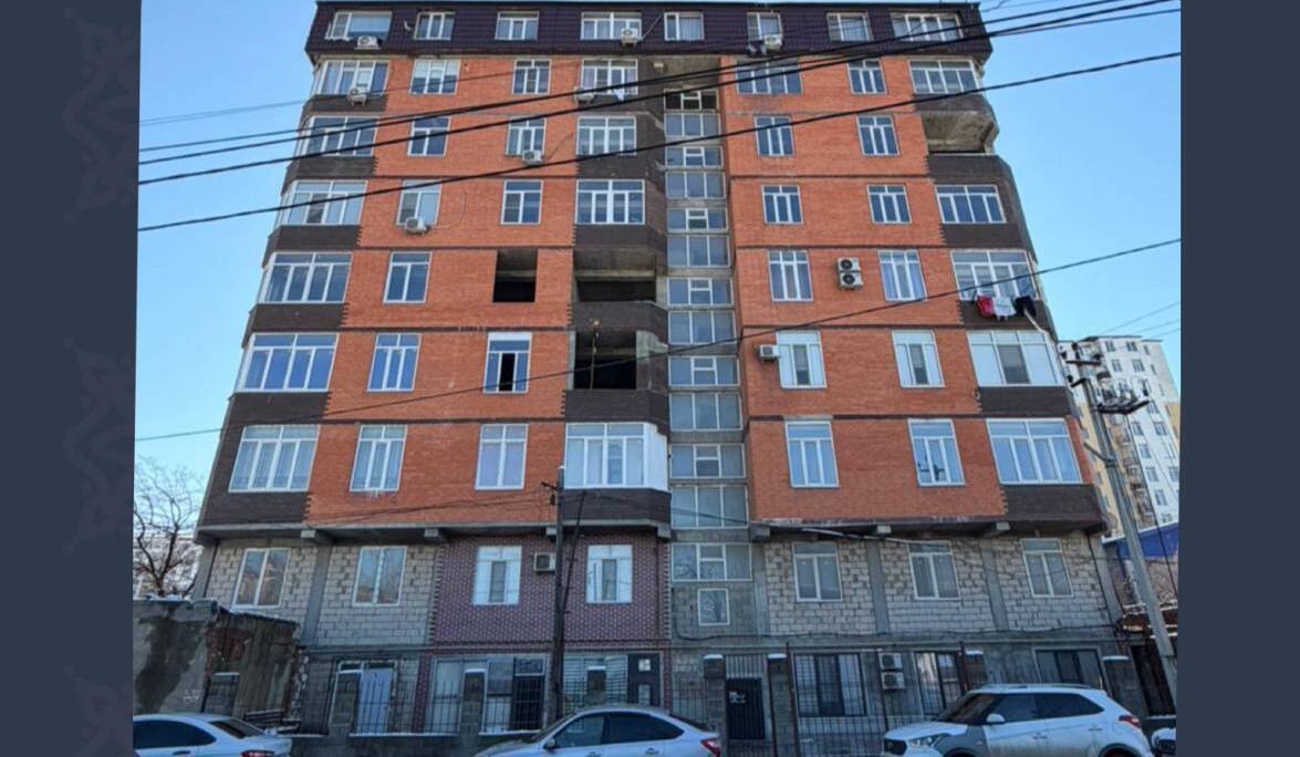 Дом на улице Азизова, 66. Фото: Администрация Махачкалы / Telegram