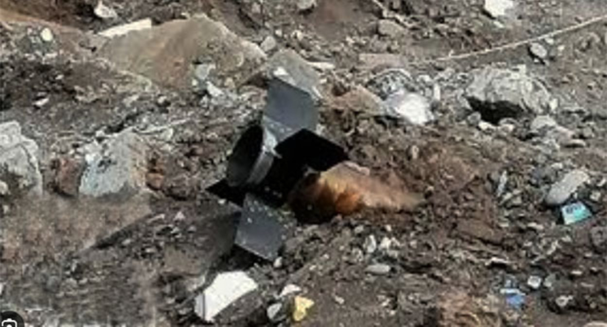 Обломки БПЛА. Фото: https://www.apsnypress.info/