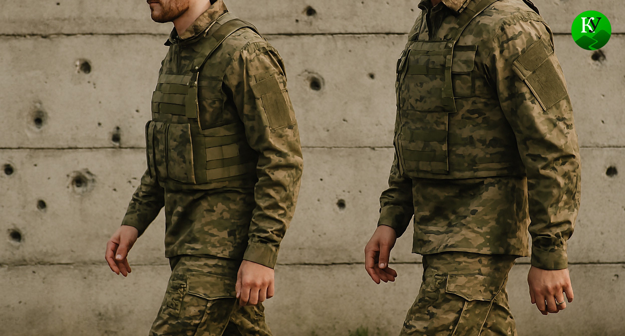 Военные на СВО. Иллюстрация создана «Кавказским узлом» с помощью ИИ в программе Copilot