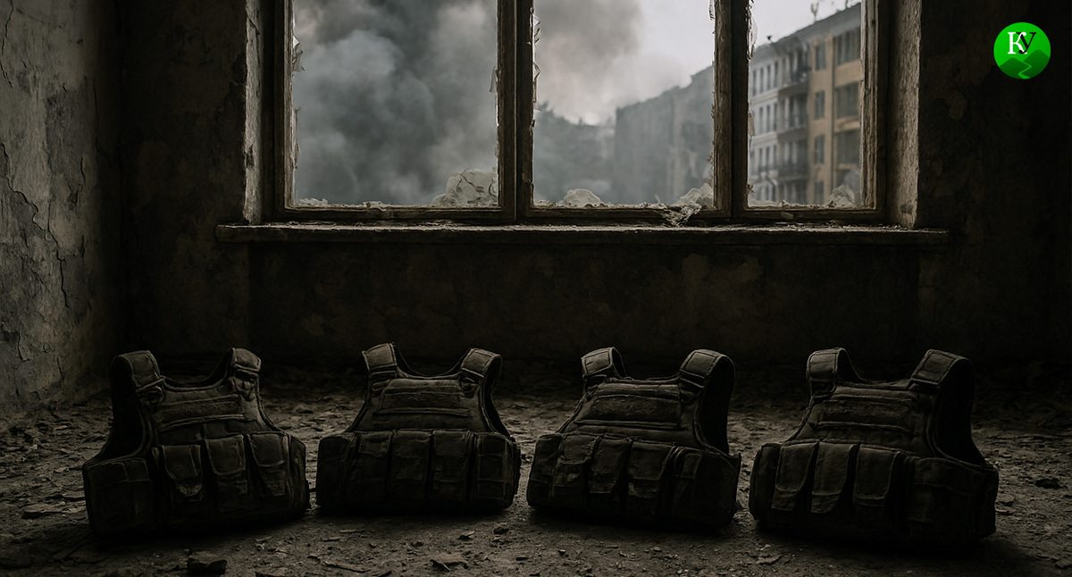 Бронежилеты. Иллюстрация создана «Кавказским узлом» с помощью ИИ в программе Copilot