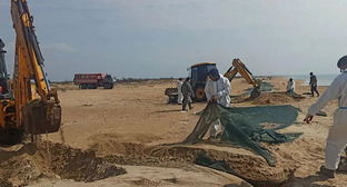 Работы на пляжах Анапы. Фото: https://t.me/opershtab23/15436