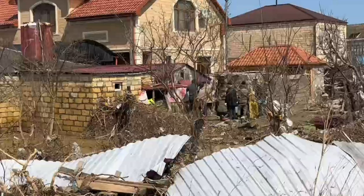 Мамедкала после наводнения. Кадр видео администрации Дербентского района https://t.me/derbentskiyrayon_official/21857