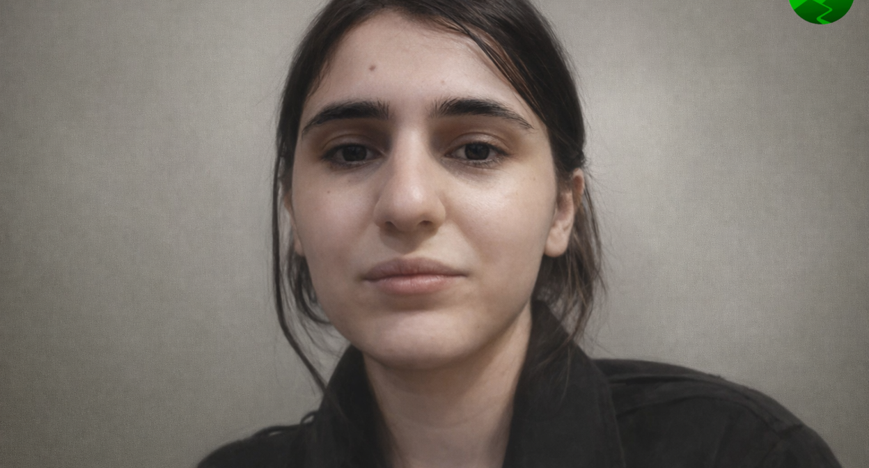 Айшат Хизриева. Иллюстрация создана "Кавказским узлом" с помощью ИИ. 