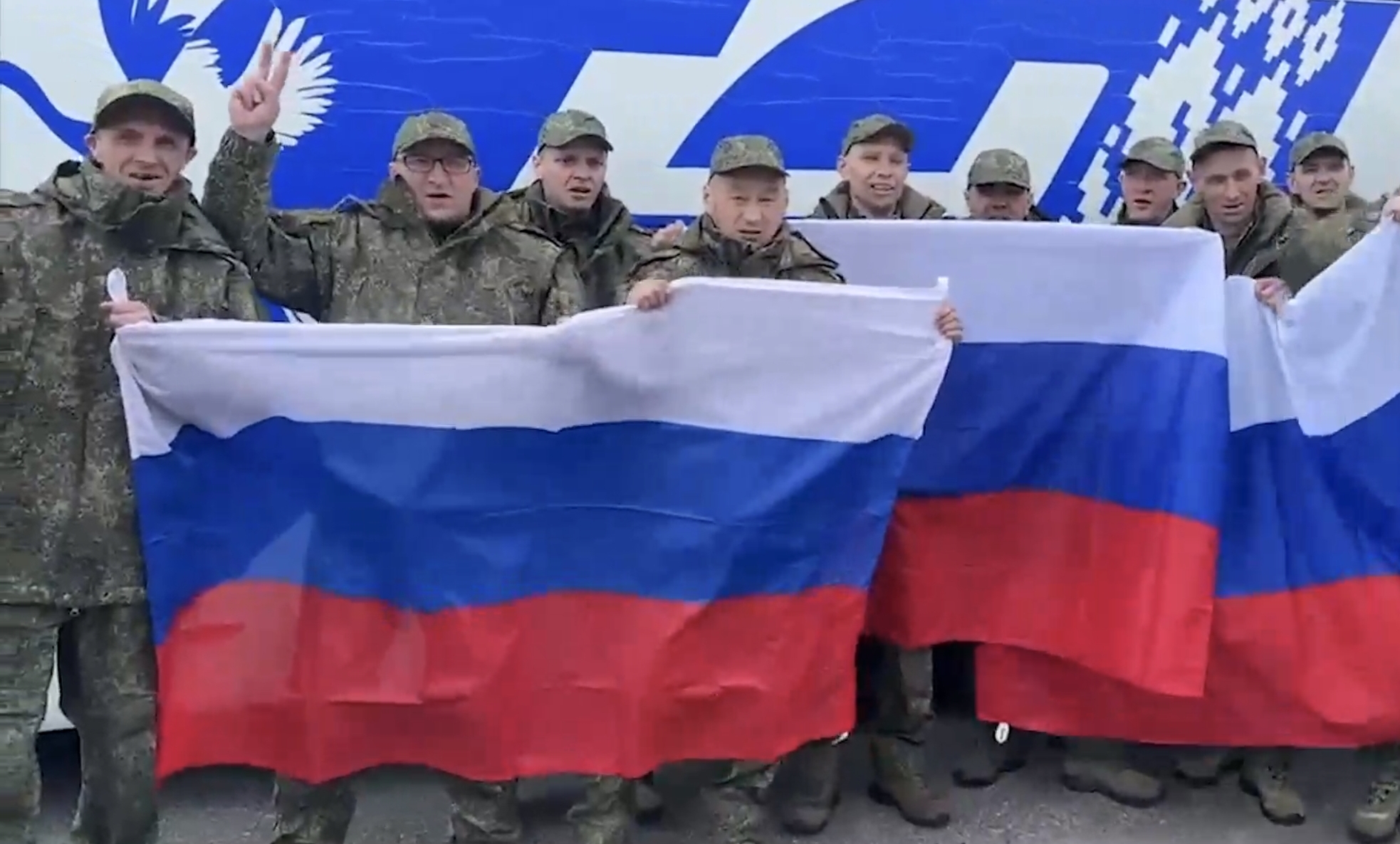 Возвращенные из плена российские военные. Фото: Минобороны РФ / Telegram