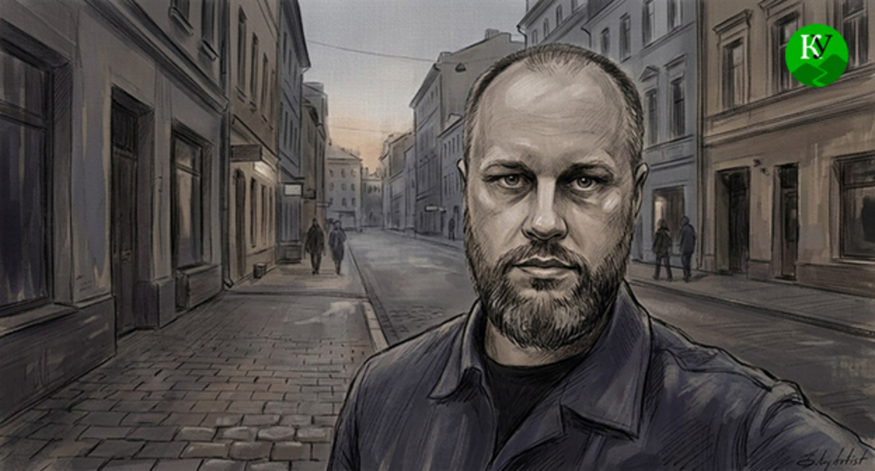 Павел Губарев. Иллюстрация создана "Кавказским узлом" при помощи ИИ в программе Copilot