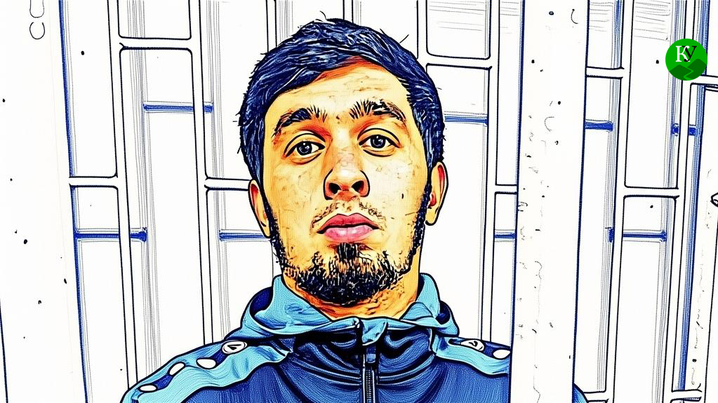 Мансур Мовлаев. Иллюстрация создана "Кавказским узлом" с помощью ИИ в программе Copilot