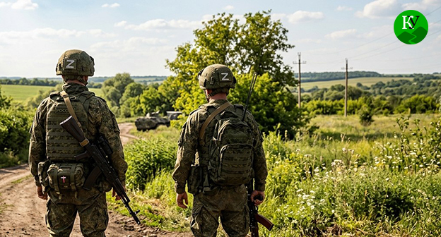 Военнослужащие. Иллюстрация создана "Кавказским узлом" при помощи ИИ в программе Copilot