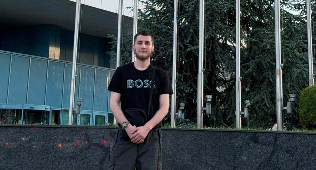 Магомед-Амин Гатагажев после освобождения. Скриншот публикации Розы Дунаевой. 