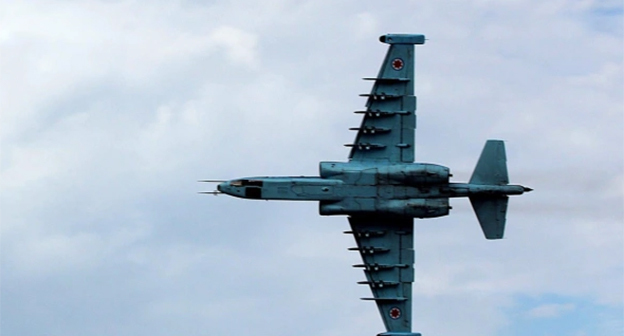 Самолет Су-25.Фото: usingeo / Facebook принадлежит компании Meta деятельность которой запрещена в России Самолет Су-25.Фото: usingeo / Facebook принадлежит компании Meta деятельность которой запрещена в России
