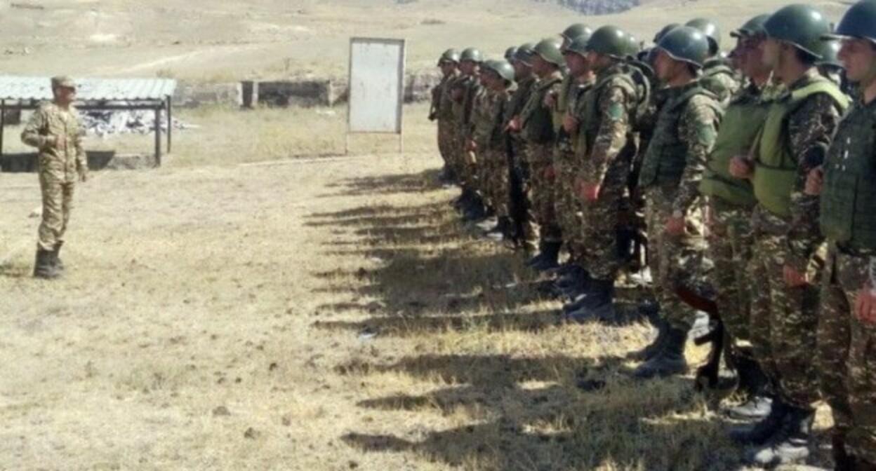 Военные сборы в Армении. Фото: пресс-служба Минобороны Армении.
