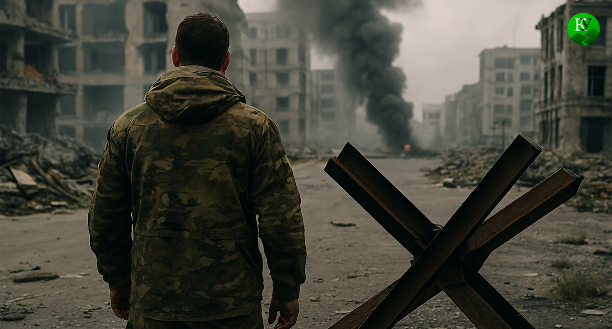 Военный на СВО.Иллюстрация создана «Кавказским узлом» с помощью ИИ в программе Copilot