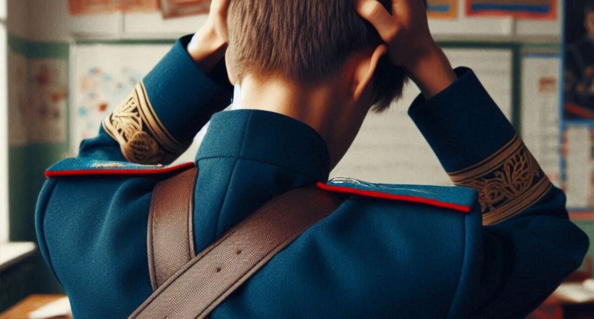 Учащийся казачьего кадетского корпуса. Иллюстрация создана "Кавказским узлом" с помощью программы Copilot Учащийся казачьего кадетского корпуса. Иллюстрация создана "Кавказским узлом" с помощью программы Copilot