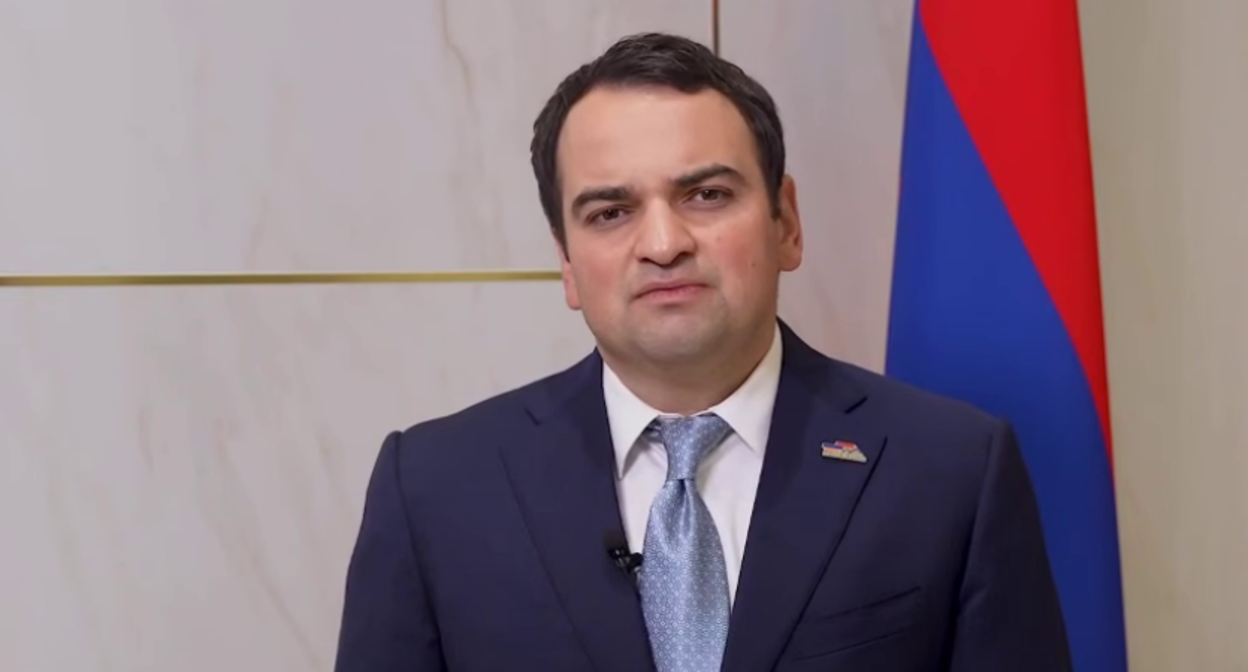 Нарек Карапетян. Стоп-кадр видео Armenia Today от 05.07.26, https://t.me/armtoday/104297 