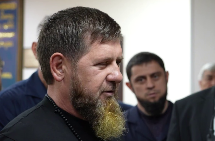 Рамзан Кадыров после подачи документов в избирком Чечни. Стоп-кадр видео из его Telegram-канала от 08.07.26, https://t.me/RKadyrov_95/6719