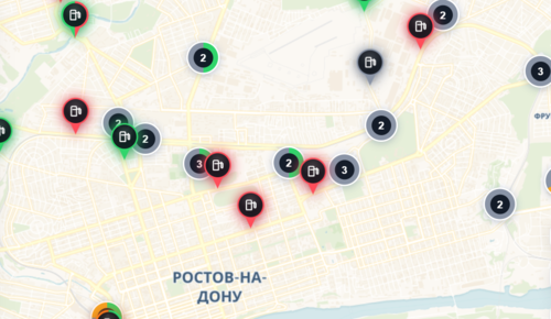 Ситуация с доступностью бензина на заправках Ростова-на-Дону по данным Gdebenz.ru на 18.10 мск. Ситуация с доступностью бензина на заправках Ростова-на-Дону по данным Gdebenz.ru на 18.10 мск.