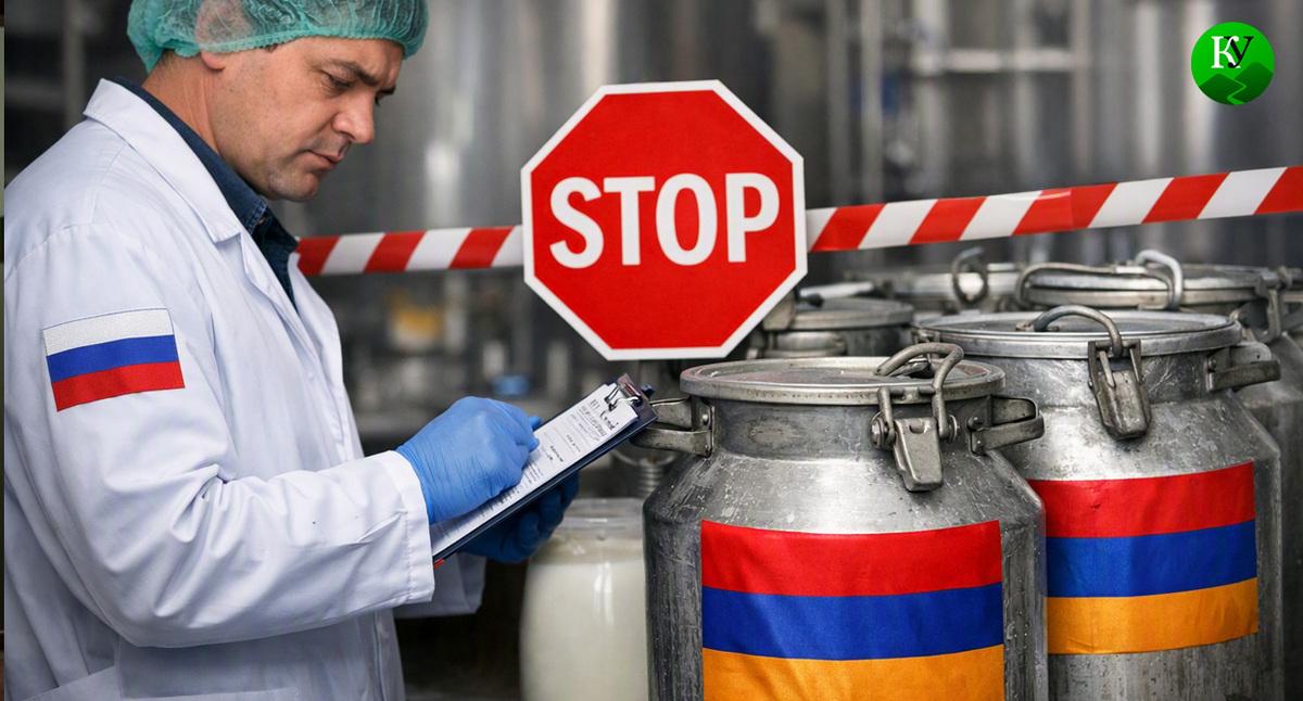 Проверка молочной продукции. Иллюстрация создана «Кавказским узлом» с помощью ИИ в программе Copilot Проверка молочной продукции. Иллюстрация создана «Кавказским узлом» с помощью ИИ в программе Copilot
