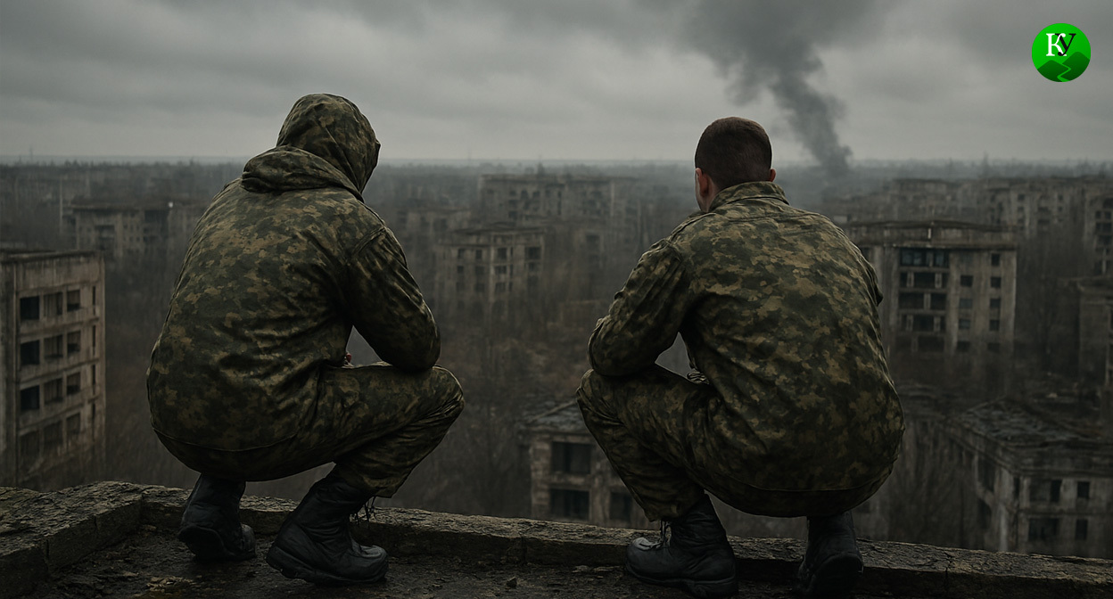 Военные на СВО. Иллюстрация создана «Кавказским узлом» с помощью ИИ в программе Copilot Военные на СВО. Иллюстрация создана «Кавказским узлом» с помощью ИИ в программе Copilot