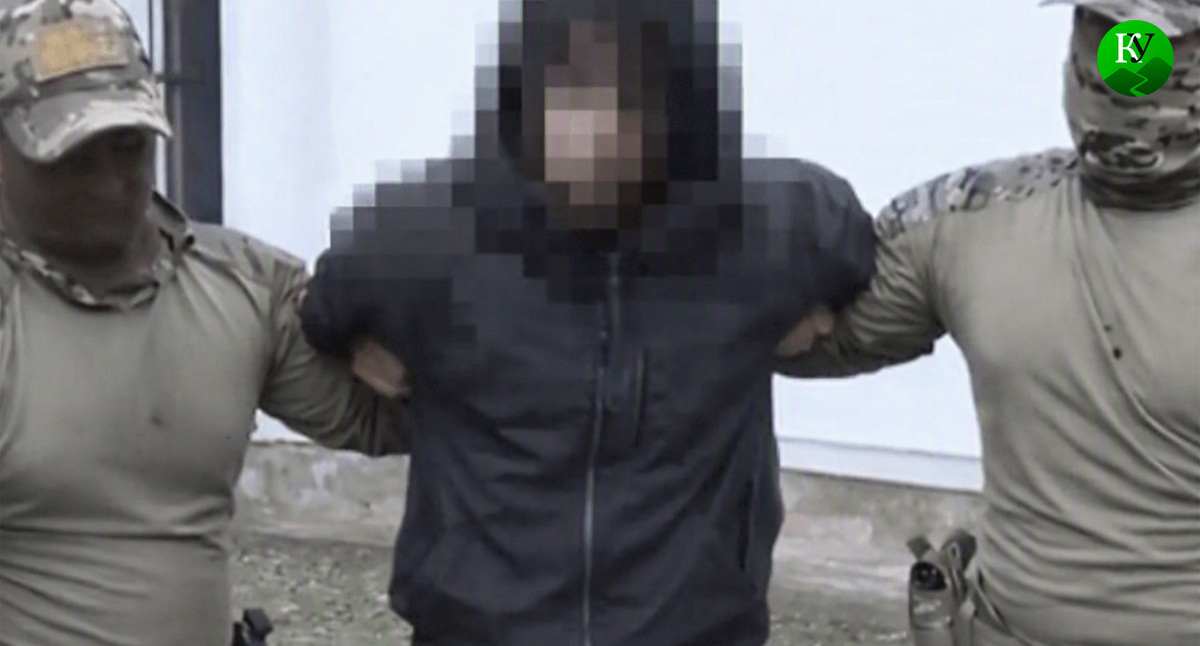 Задержание. Иллюстрация создана «Кавказским узлом» с помощью ИИ в программе Copilot