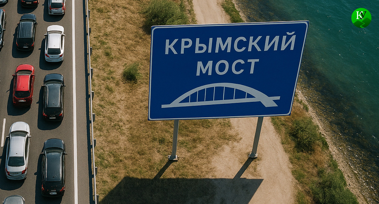 Табличка около моста. Иллюстрация создана «Кавказским узлом» с помощью ИИ в программе Copilot Табличка около моста. Иллюстрация создана «Кавказским узлом» с помощью ИИ в программе Copilot