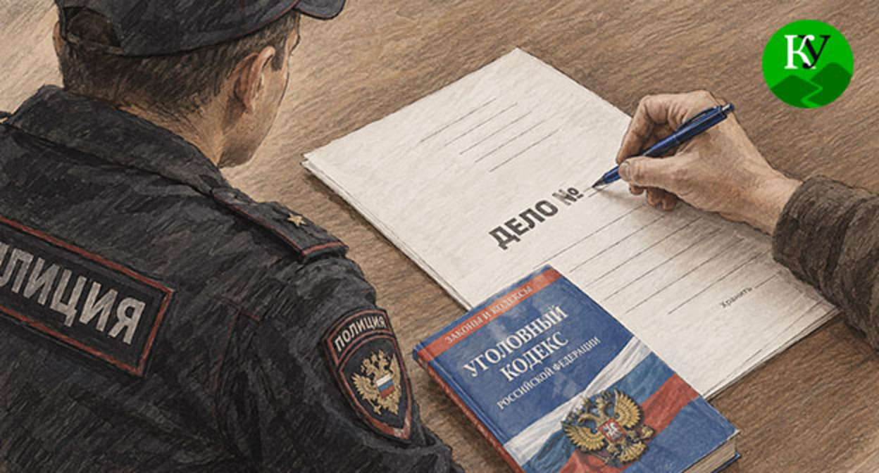 Сотрудник полиции. Иллюстрация создана "Кавказским узлом" при помощи ИИ в программе Copilot