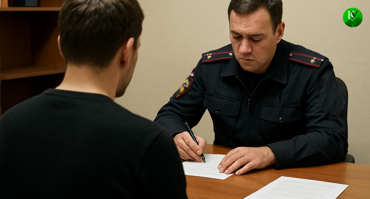 Мужчина на допросе. Иллюстрация создана «Кавказским узлом» с помощью ИИ в программе Copilot Мужчина на допросе. Иллюстрация создана «Кавказским узлом» с помощью ИИ в программе Copilot