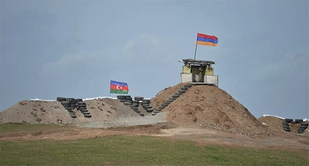 Граница Азербайджана и Армении. Фото: аппарат президента Армении Граница Азербайджана и Армении. Фото: аппарат президента Армении