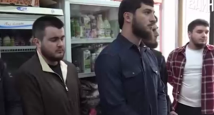 Участники рейда. Стоп-кадр видео Совбеза Чечни от 31.10.26, https://t.me/sovbez95/598 