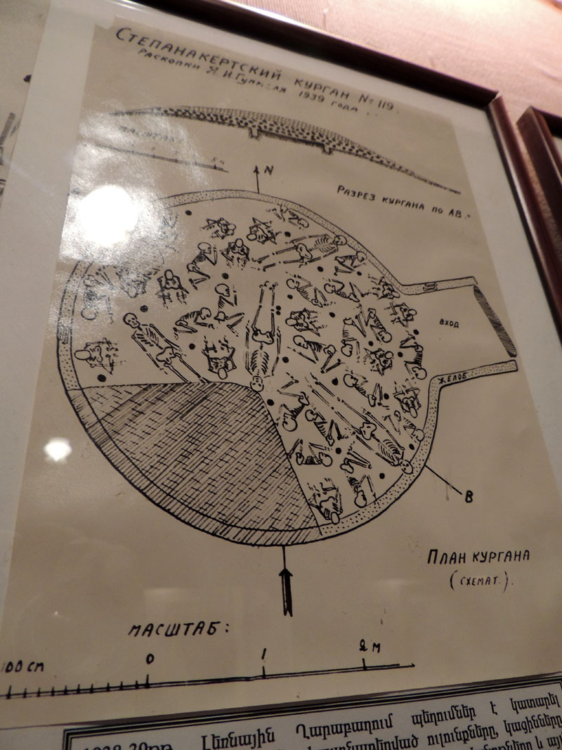 Фрагмент. Схема Степанакертского кургана 119 Фрагмент. Схема Степанакертского кургана 119